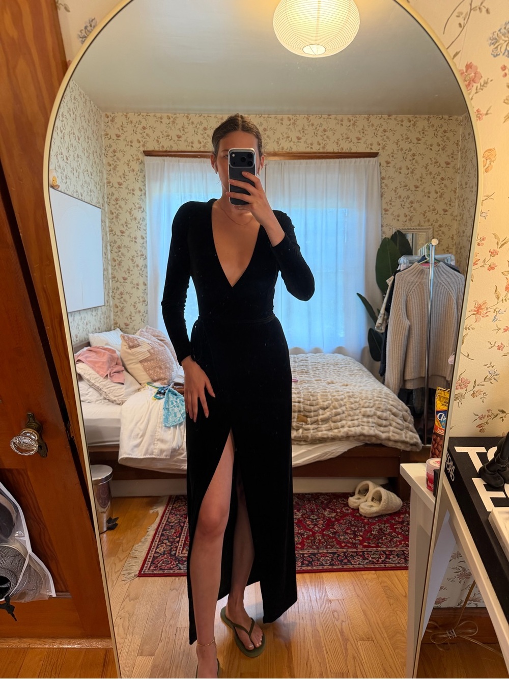 Vintage Donna Karan velvet dress sz 6